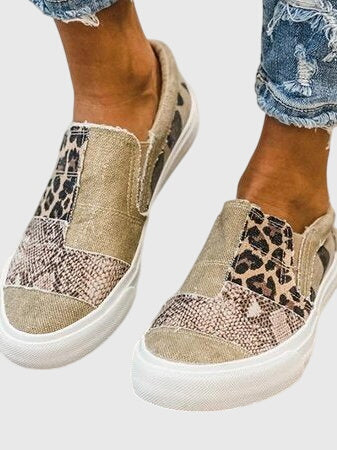 Slip-On Shoes with Shock Absorbing Slip-Resistant Sole