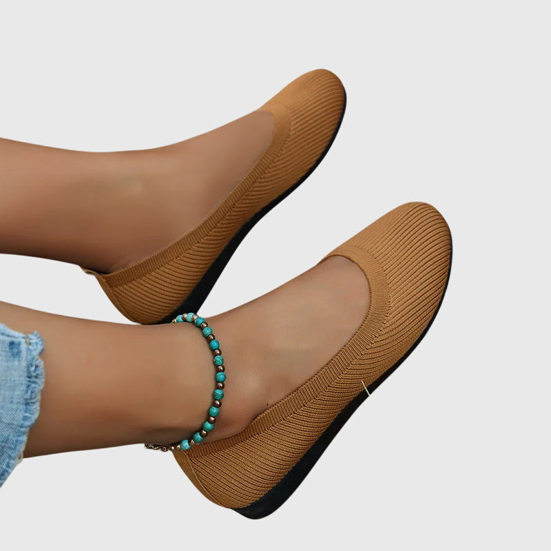 Breathable Slip-On Shoes with Slip-Resistant Sole