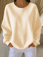 Minimalist Sweatshirt with Relaxed Fit