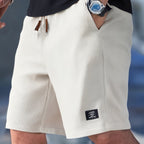 Slim fit-shorts med justerbar dragskomidja