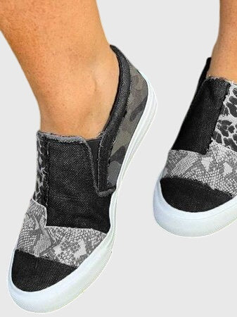 Slip-On Shoes with Shock Absorbing Slip-Resistant Sole