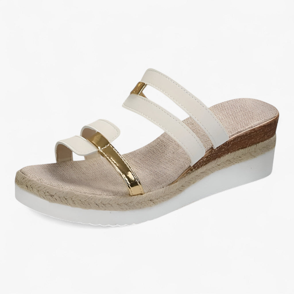 Wedge Sandals with Open-Toe Design for Summer