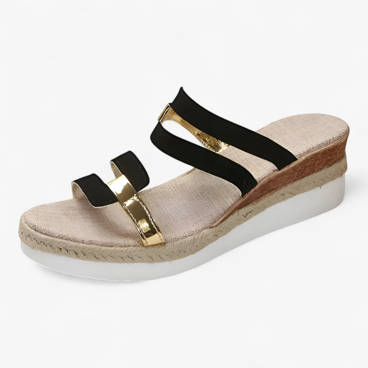 Wedge Sandals with Open-Toe Design for Summer