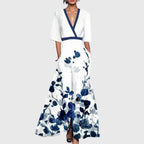 Floral Spring Dress with Airy Handle