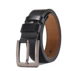 Classic Belt with Pin Buckle and Square Edge