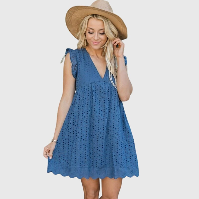 Summer Dress with Concealed Built-In Pockets