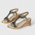 Sandalias con acolchado de gel y plantilla anatómica