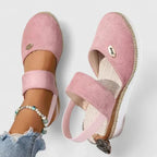 Sandaler med geldämpning och stötdämpning