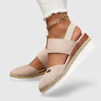 Sandaler med geldämpning och stötdämpning