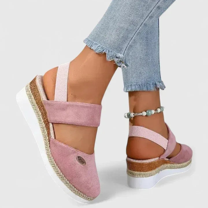 Gel Cushioned Sandals with Shock Absorption