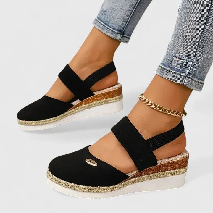 Gel Cushioned Sandals with Shock Absorption