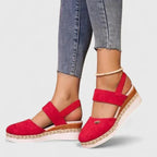 Sandaler med geldämpning och stötdämpning