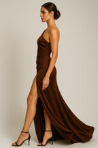Draped Maxi Dress with a Fitted, Flattering Silhouette
