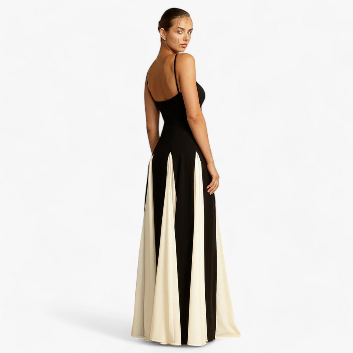 Spaghetti Strap Maxi Dress with Sweetheart Neckline