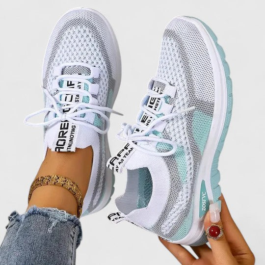 Zapatillas acolchadas con empeine transpirable
