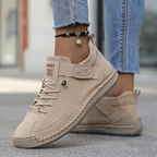 Slip-On Trainers with Wide Toe Box and Elasticated Panels