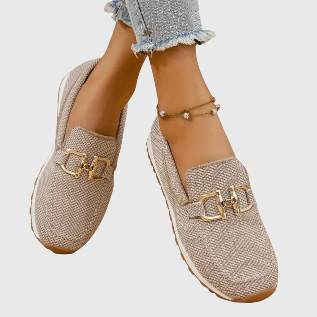 Breathable Loafers with Slip-Resistant Sole