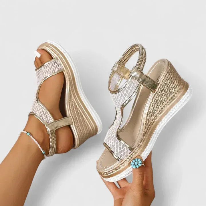 Sandalias con acolchado de gel y plantilla anatómica