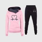 Two Piece Tracksuit with Relaxed Comfortable Fit