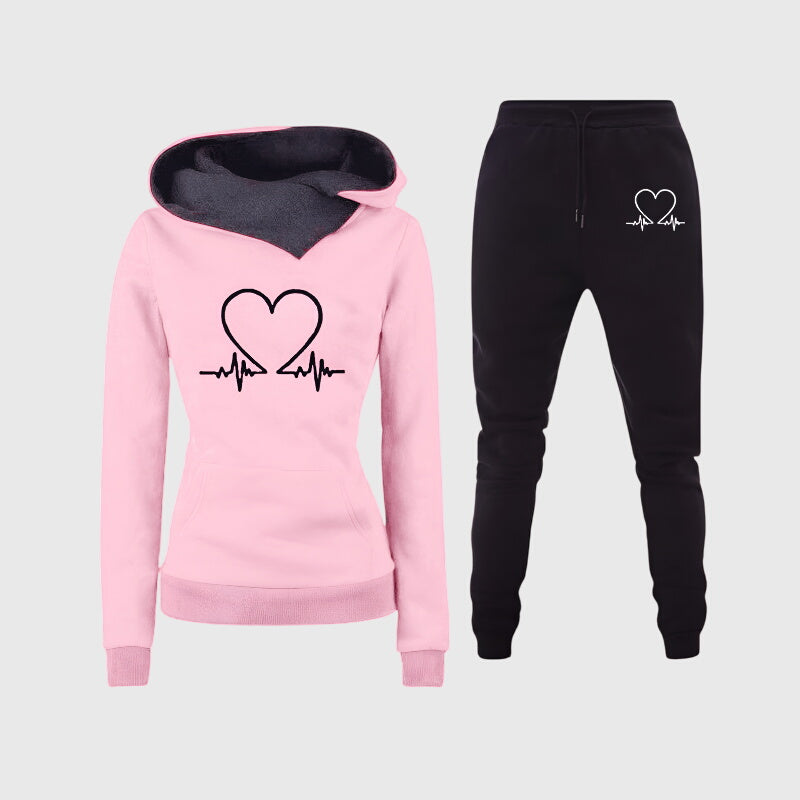Two Piece Tracksuit with Relaxed Comfortable Fit