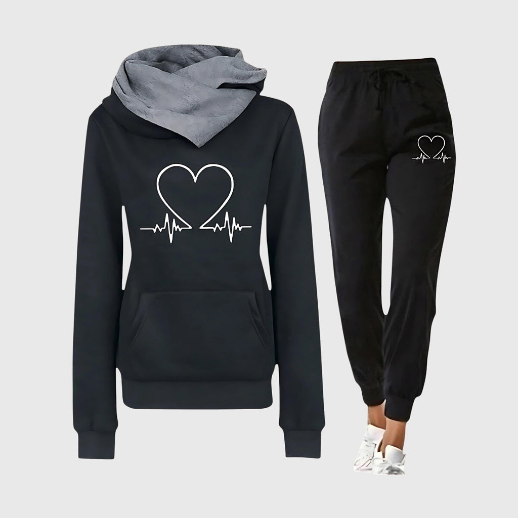 Two Piece Tracksuit with Relaxed Comfortable Fit