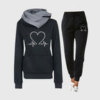 Two Piece Tracksuit with Relaxed Comfortable Fit