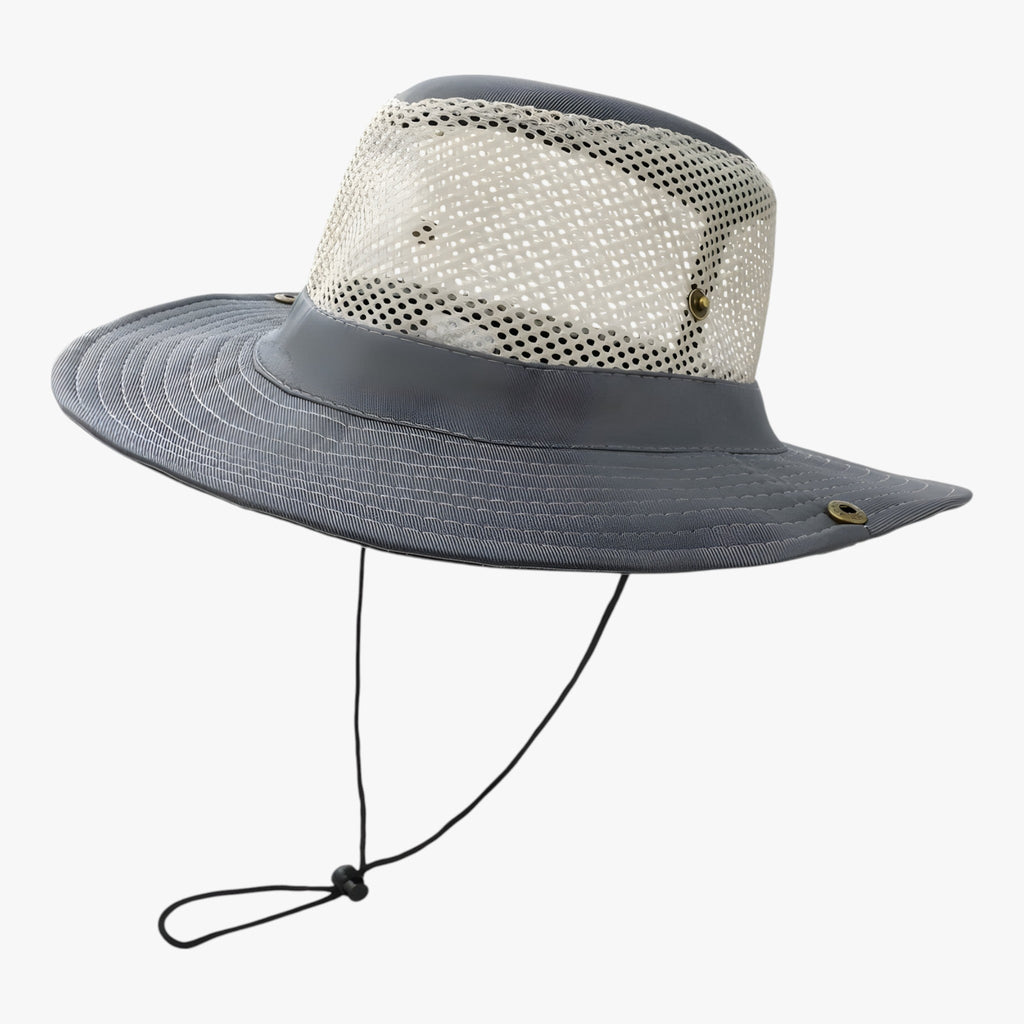 Sombrero de verano transpirable con ajuste regulable y plegable