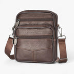 Vertical Crossbody Bag with Multiple Compartments
