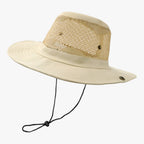 Sombrero de verano transpirable con ajuste regulable y plegable