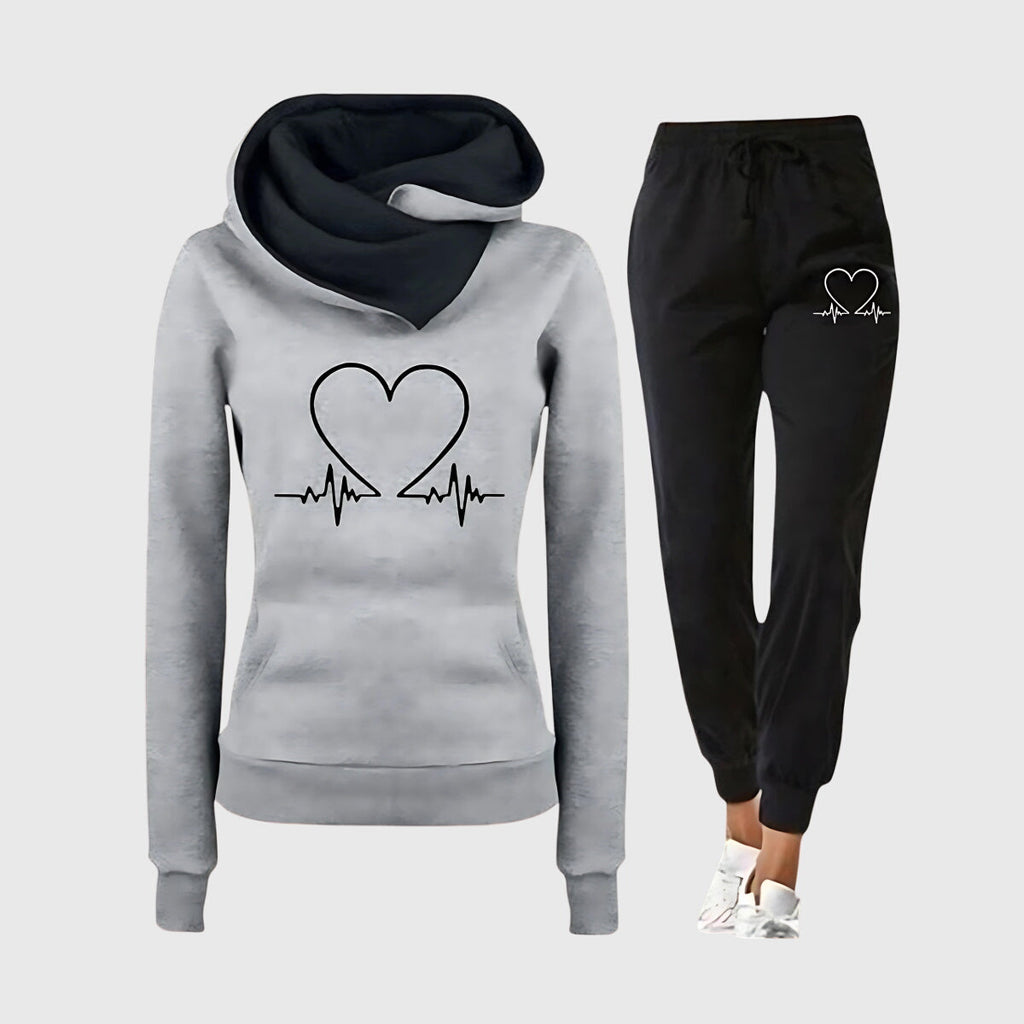 Two Piece Tracksuit with Relaxed Comfortable Fit
