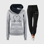 Two Piece Tracksuit with Relaxed Comfortable Fit