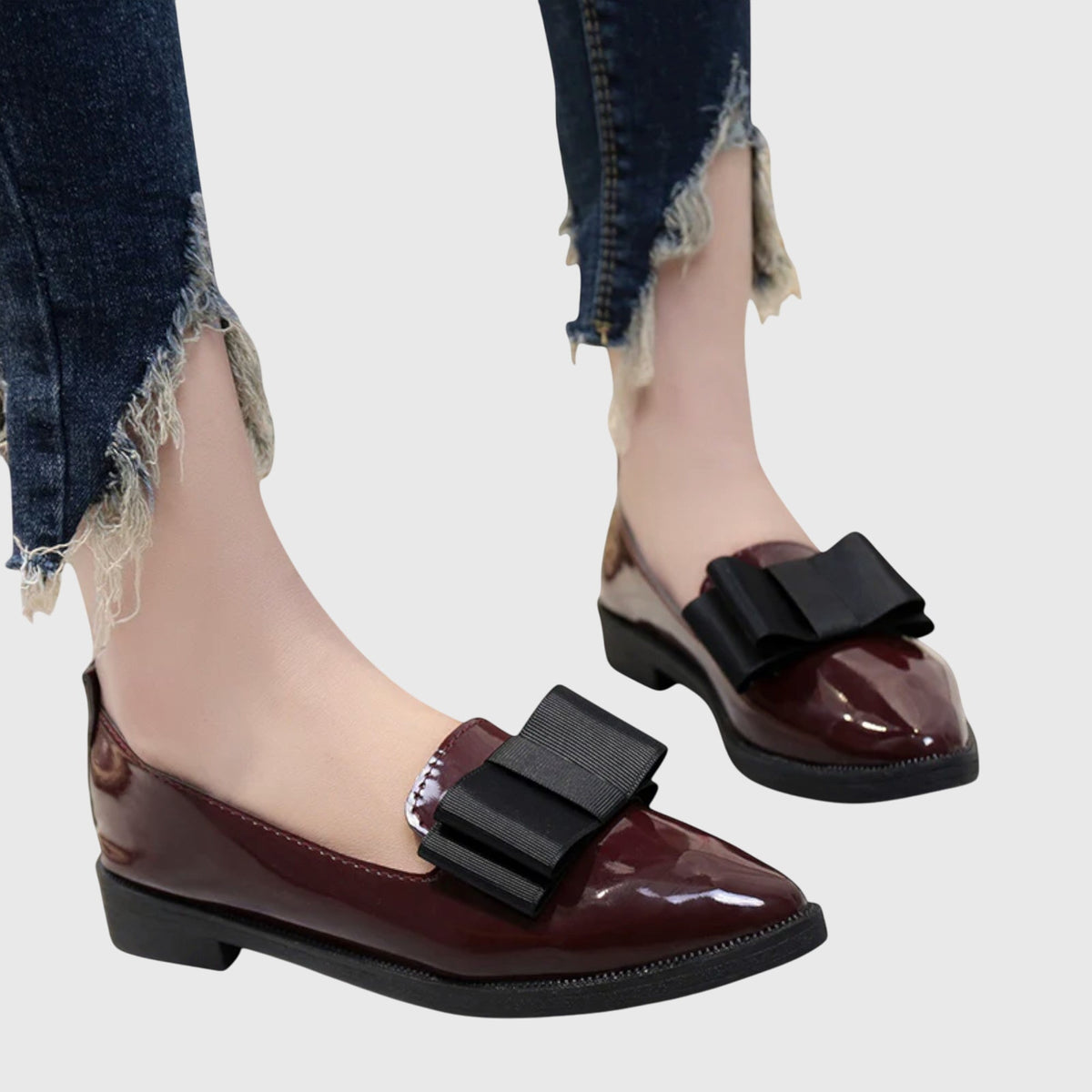 Flat Loafers with Cushioned Footbed