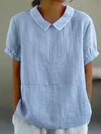 Camisa clásica de corte atemporal y cómodo