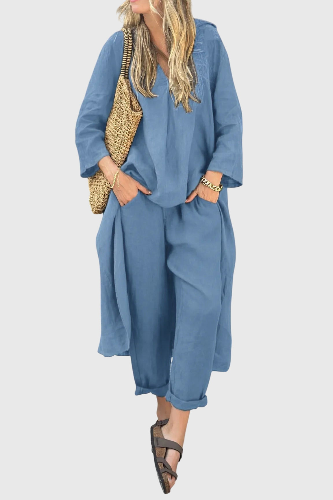 Relaxed Two Piece Set with Easy Movement