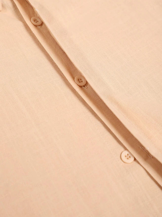 Camisa de lino ligera para el verano