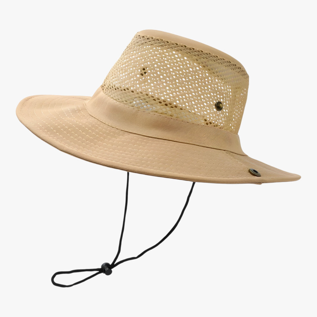 Sombrero de verano transpirable con ajuste regulable y plegable