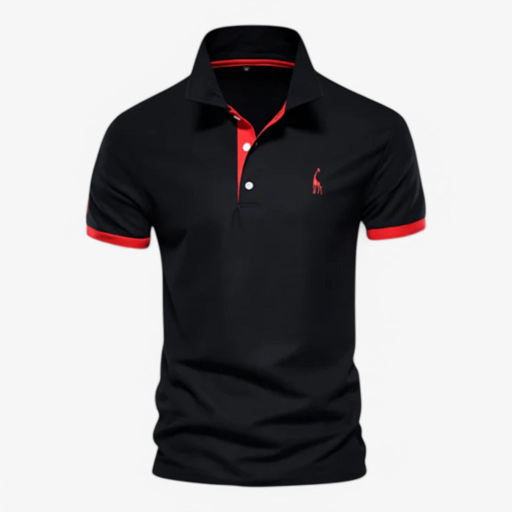 Slim-Fit Stretch Piqué Cotton Polo Shirt for Men
