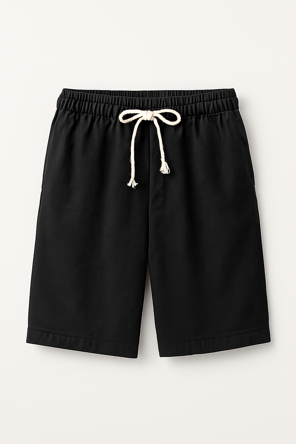 Lightweight Linen Shorts with Drawstring Waist