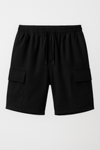 Cargoshorts för herr med sidofickdetalj