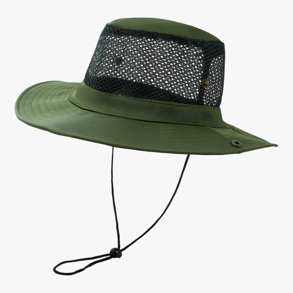 Sombrero de verano transpirable con ajuste regulable y plegable