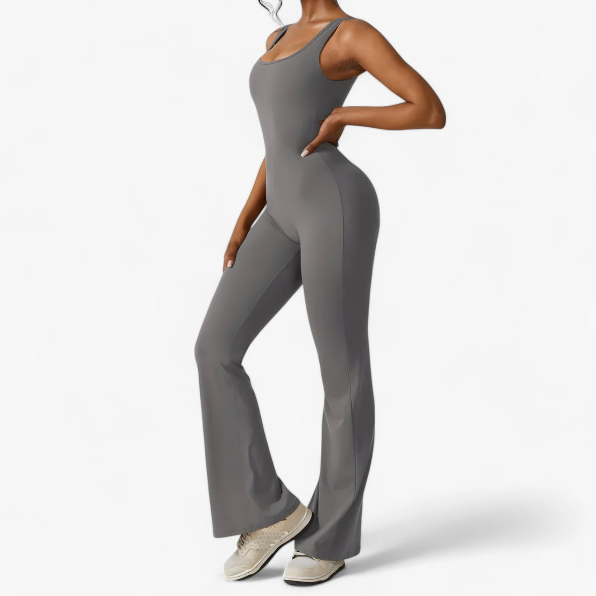Relaxed-Fit Jumpsuit with Adjustable Waist Detail