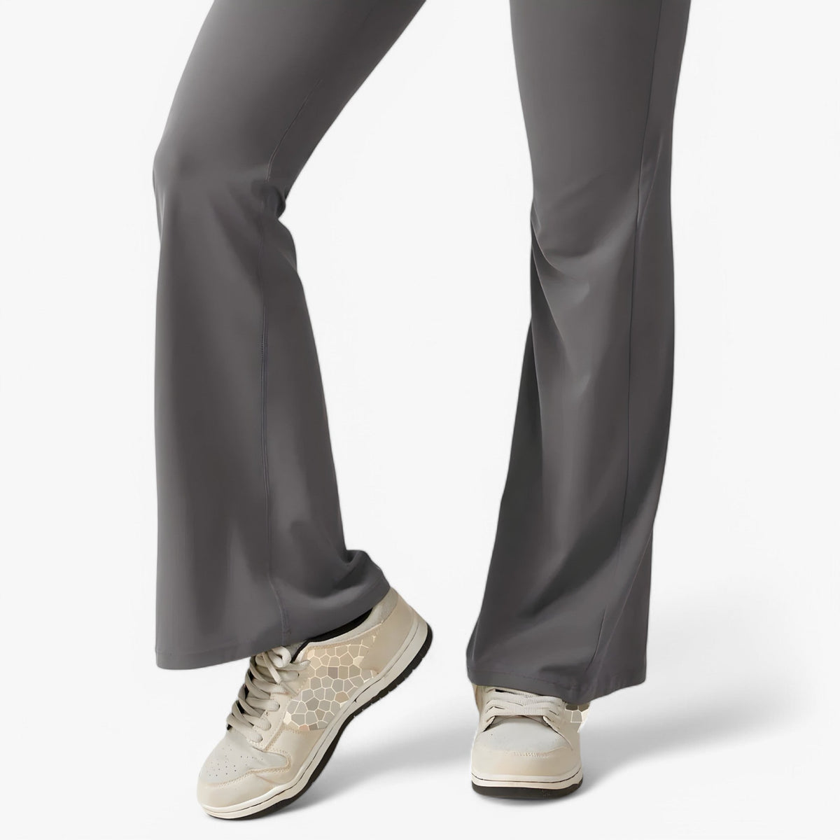 Flowing V-Back Jumpsuit with Relaxed Wide-Leg Fit