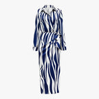 Printed Chiffon Maxi Dress with a Flattering V-Neck