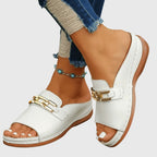 Slip-On Sandals with Shock Absorbing Sole