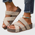 Shaped Sole Sandals with Slip-Resistant Grip