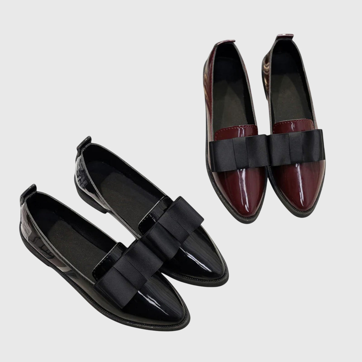 Flat Loafers with Cushioned Footbed
