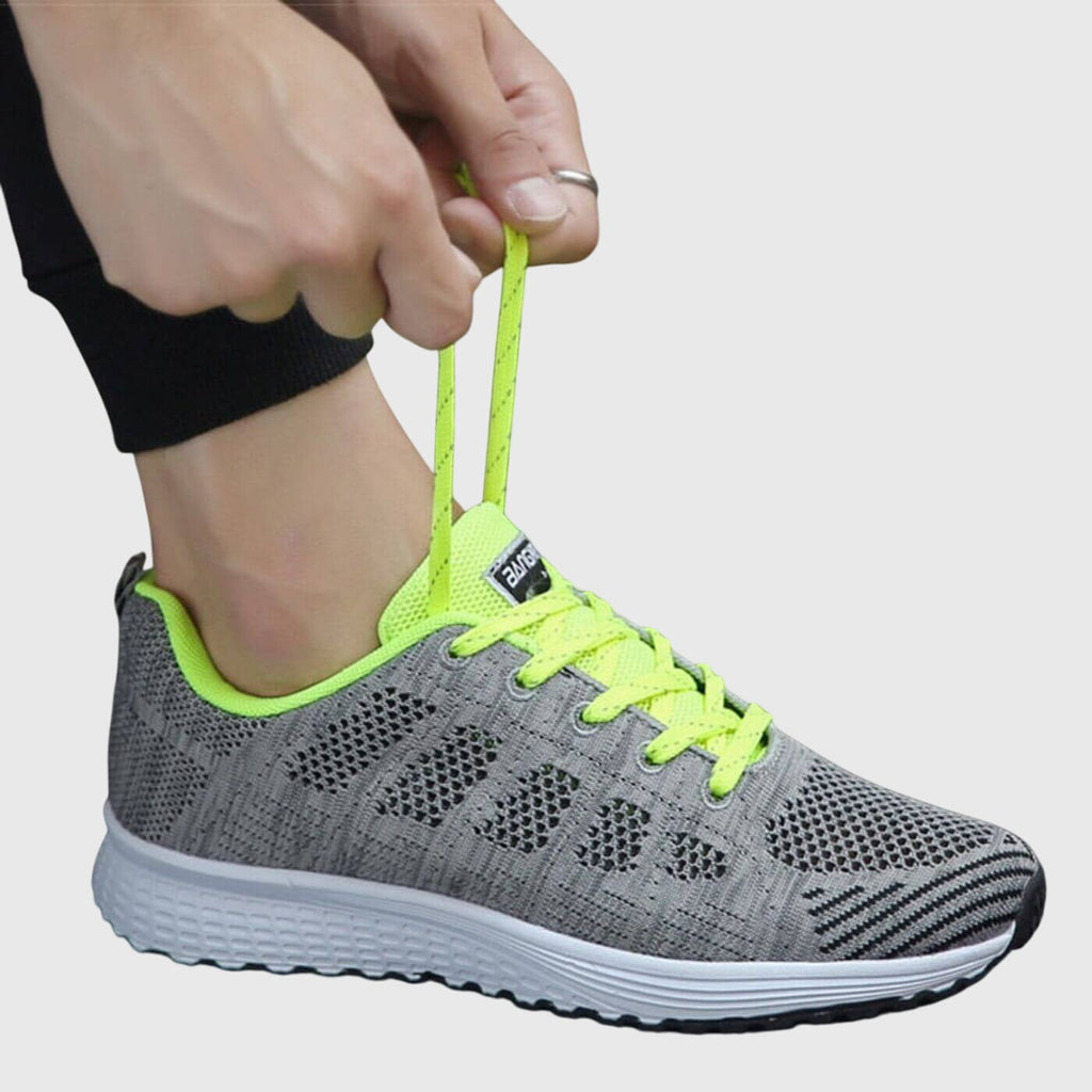 Cushioned Trainers with Shock Absorbing Sole