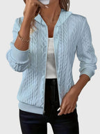 Zip Front Hoodie with Soft Comfortable Feel