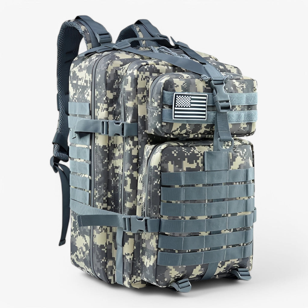 Taktisk ryggsäck 50 l med Molle-system och vadderade axelband