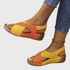 Cushioned Flat Sandals with Adjustable Buckle Straps